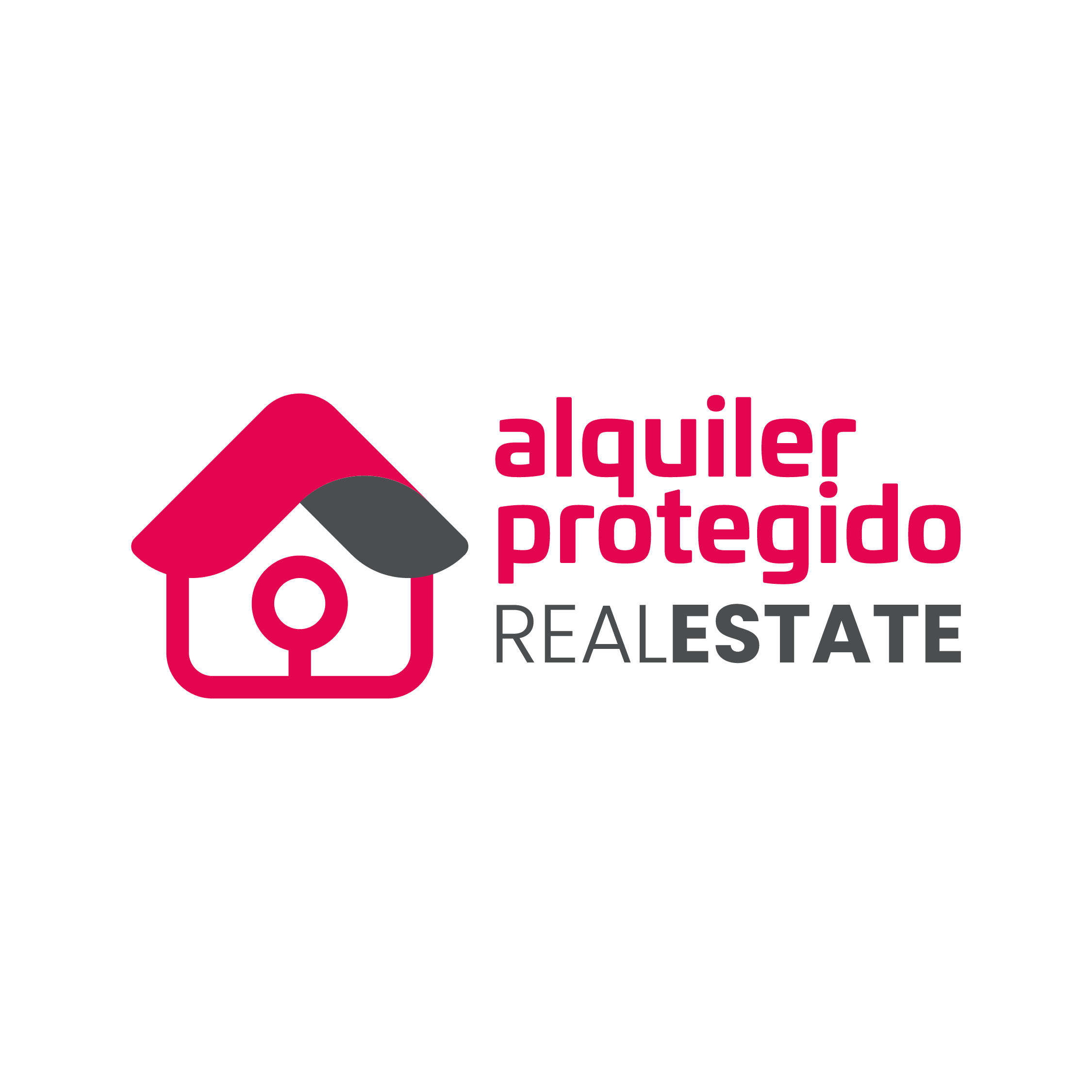 logo real estate alquiler protegido